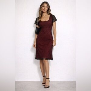 Y2K Rampage Sheer Overlay Dress